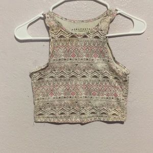 Multi colored crop top